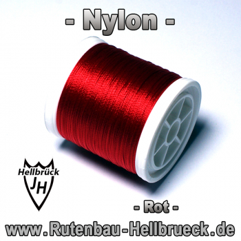 Bindegarn Nylon - Stärke: -D- Farbe: Rot